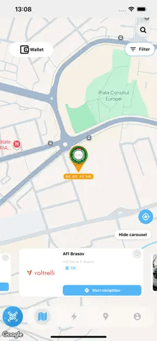 Voltrelli App — Discover charging locations and availability